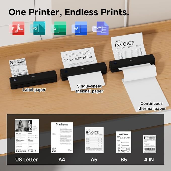 HPRT MT610 Portable Printer Wireless