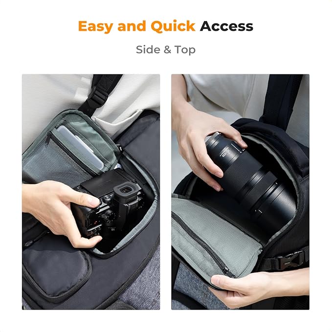 K&F CONCEPT Camera Backpack, 25L Large Capacity Camera Bag