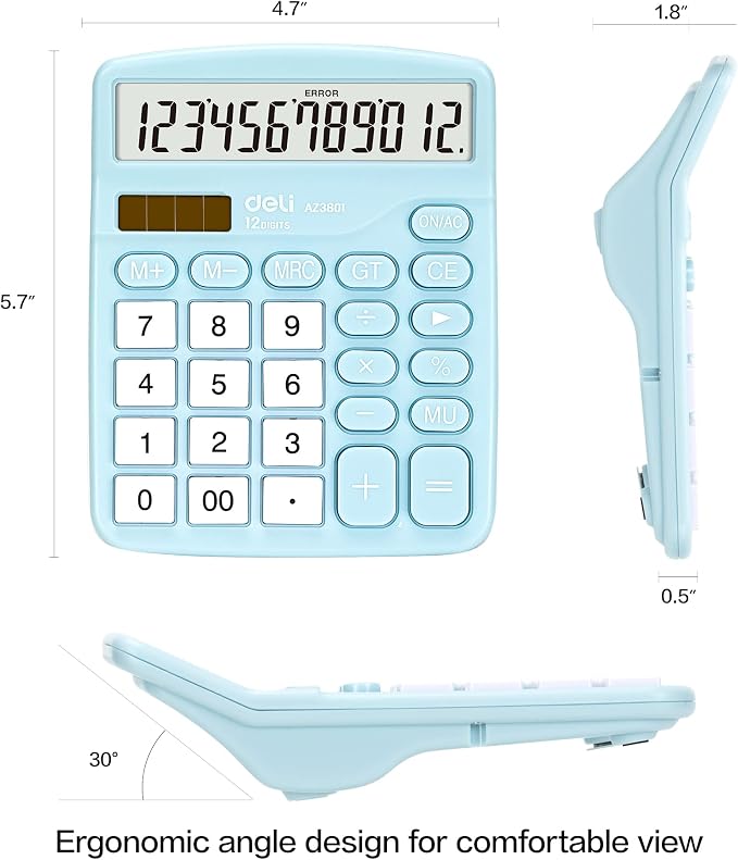 Calculator, Deli Standard Function Desktop Calculators