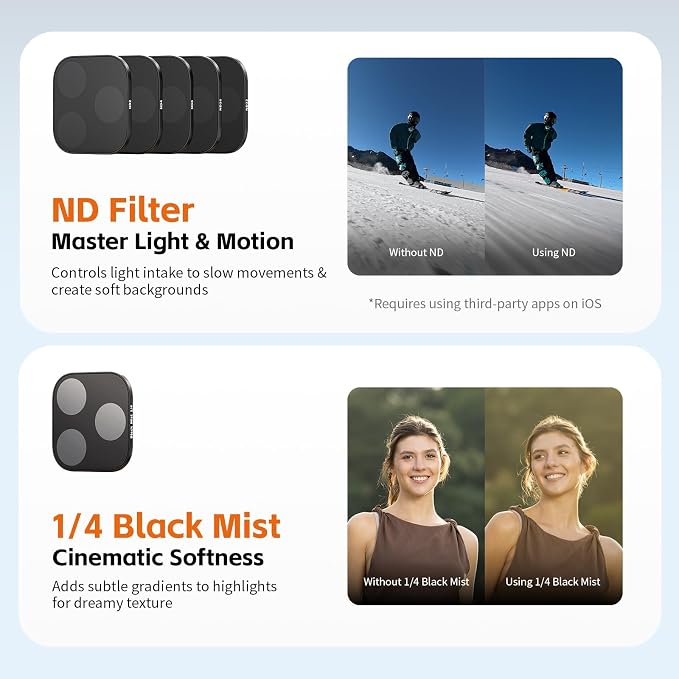 SmallRig Square ND & Black Mist Filter Kit