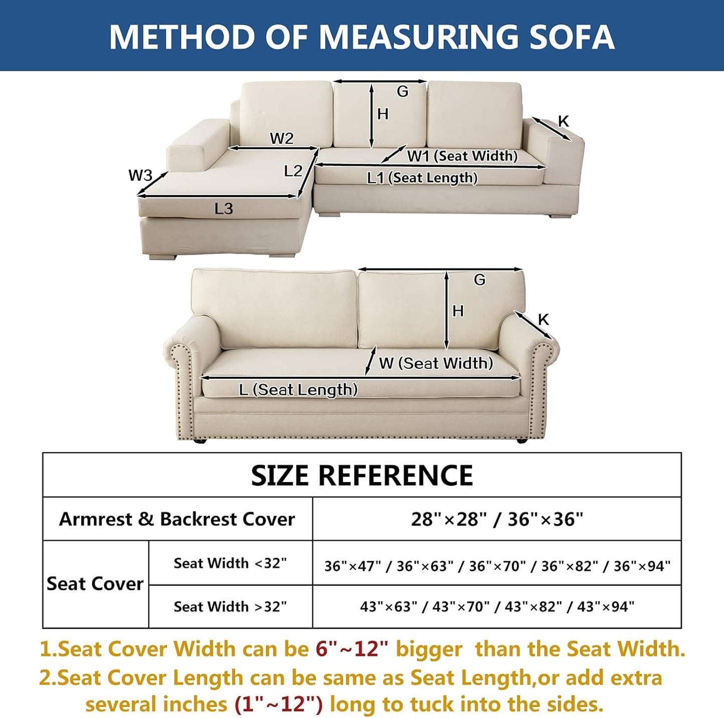 Eismodra Couch Cover,Sectional Couch Covers,Sofa Covers for 3 Cushion Couch,Anti-Slip Sofa Slipcovers for Dogs Cats Kids Loveseat Recliner L Shaped Armrest Backrest,Dark Gray 43''x94''(Only 1 Piece)
