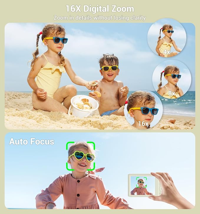 Digital Camera, Upgraded FHD 4K Digital Camera