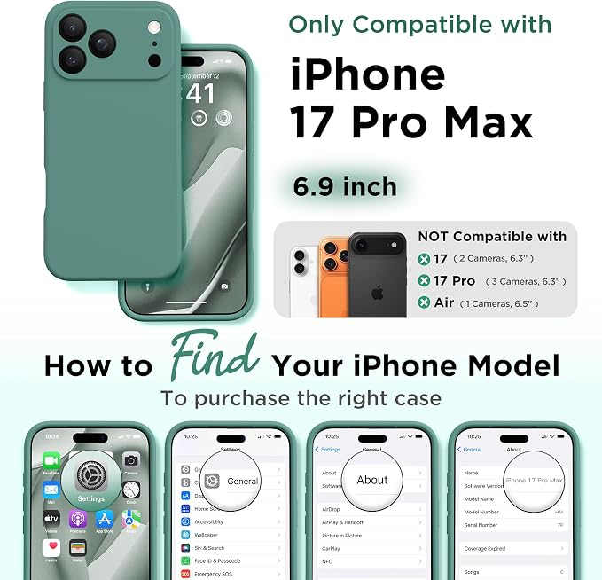 GolbinBox Magnetic for iPhone 17 Pro Max Case, Compatible