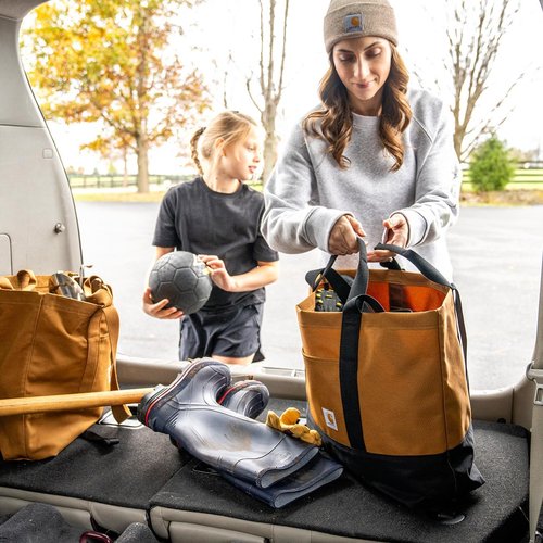 Carhartt Classic Tote Bag - Durable Water-Repellent Design with Hand and Shoulder Straps