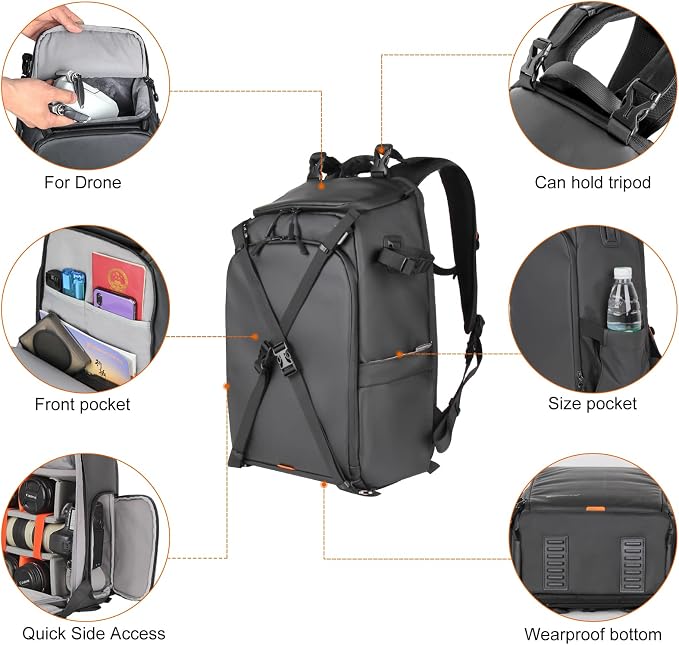 Besnfoto Camera Backpack Waterproof