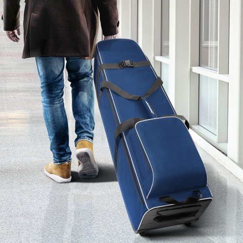 findway Golf Travel Bag, Golf Travel Bag for Airlines with Wheels, 900D Heavy Duty Polyester Oxford Soft-Sided with Club Protection Liner, Universal Size