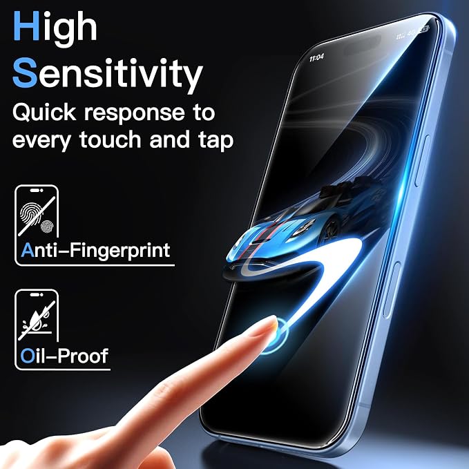 JETech Screen Protector for iPhone 17 6.3-Inch