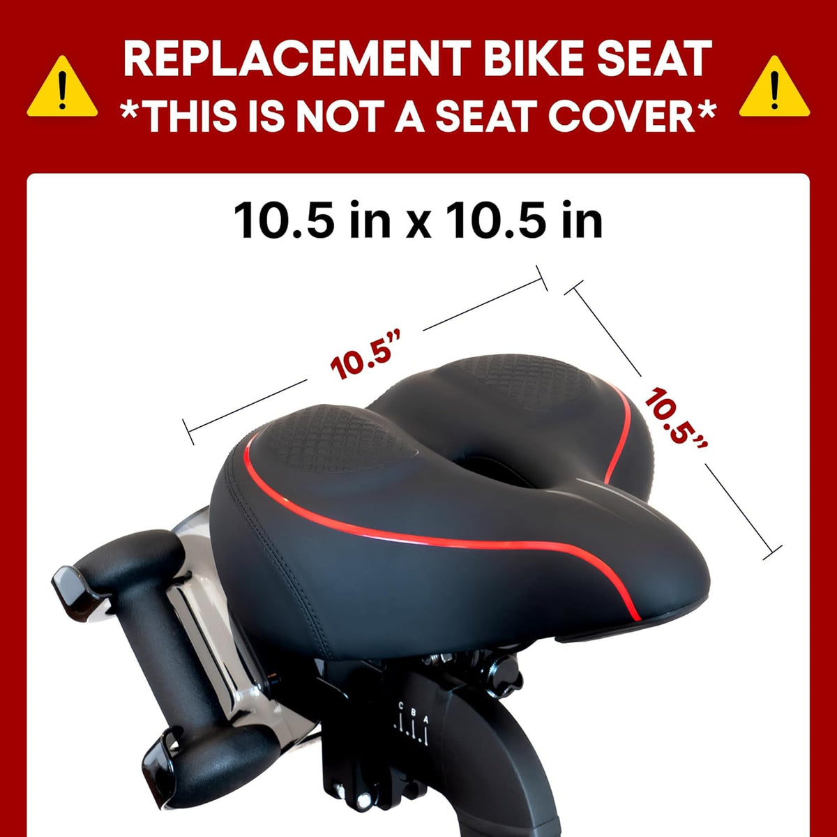 Peloton Replacement Extra Wide Seat - Oversized Cushion for Men & Women | Compatible with Bike & Bike+