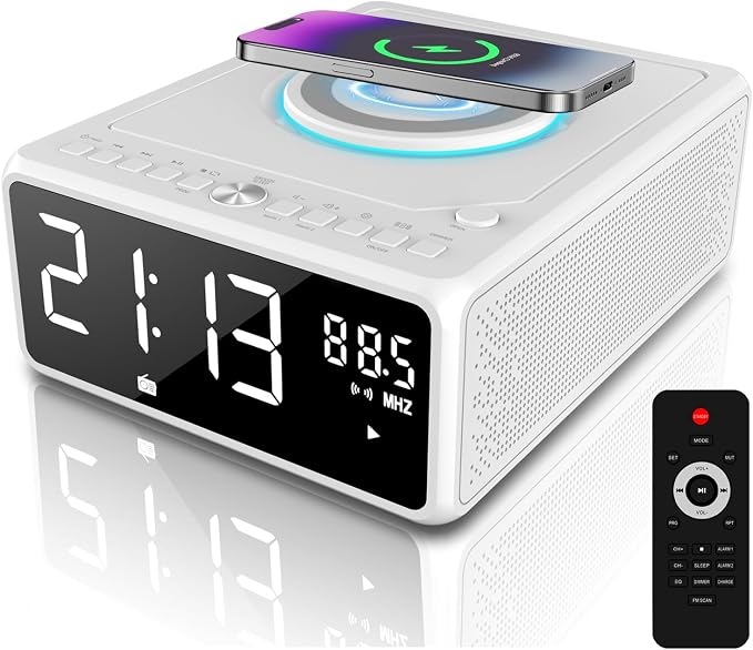 G Keni CD Player Alarm Clock Radio