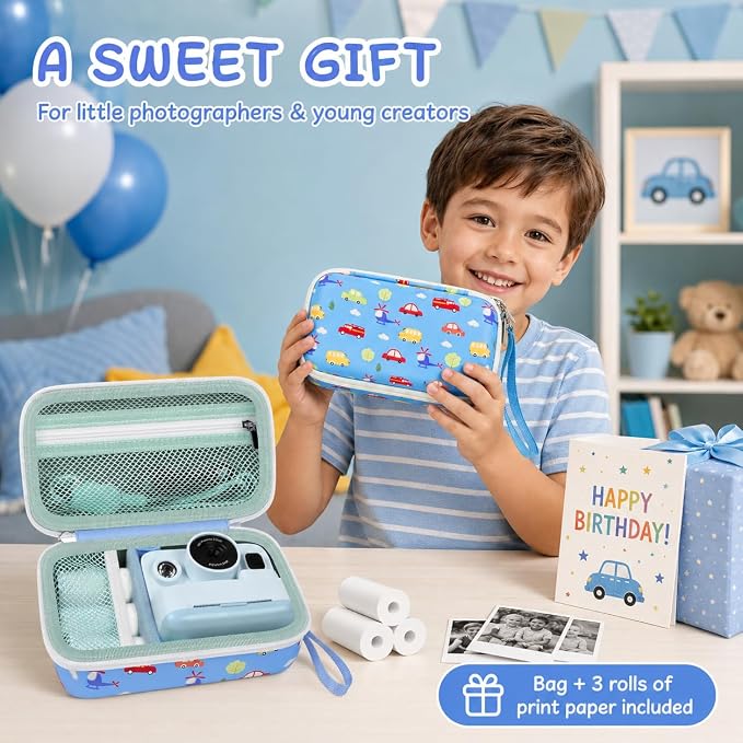 kids Instant Print Camera Case Compatible
