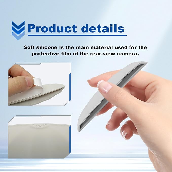 Car Reversing Camera rain Cover, Car Backup Camera Protective Sticker, Silicone