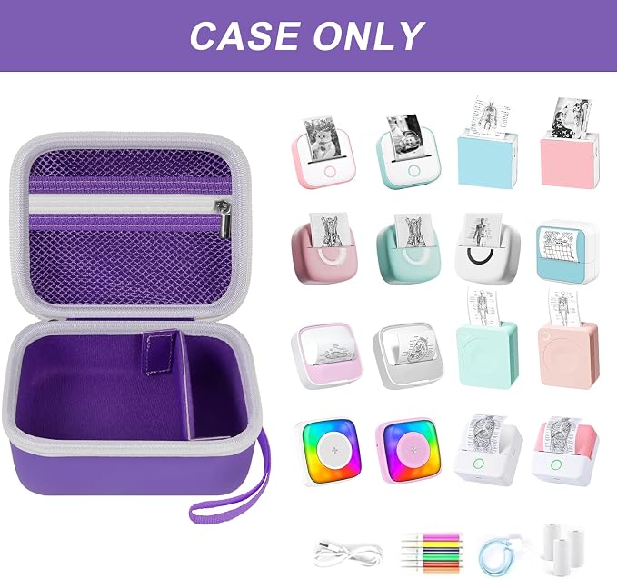 ANKHOH Label Maker Case for Memoking T02/ for Phomemo M02/ M02S/ M02 Pro/ Q30S/