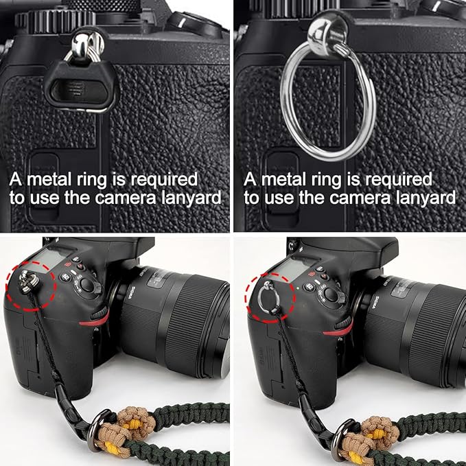 VICHUNHO Camera Wrist Strap, Secure & Adjustable DSLR Camera Hand Strap