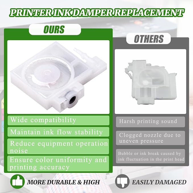 4PCS Printer Ink Damper Replacement Fit