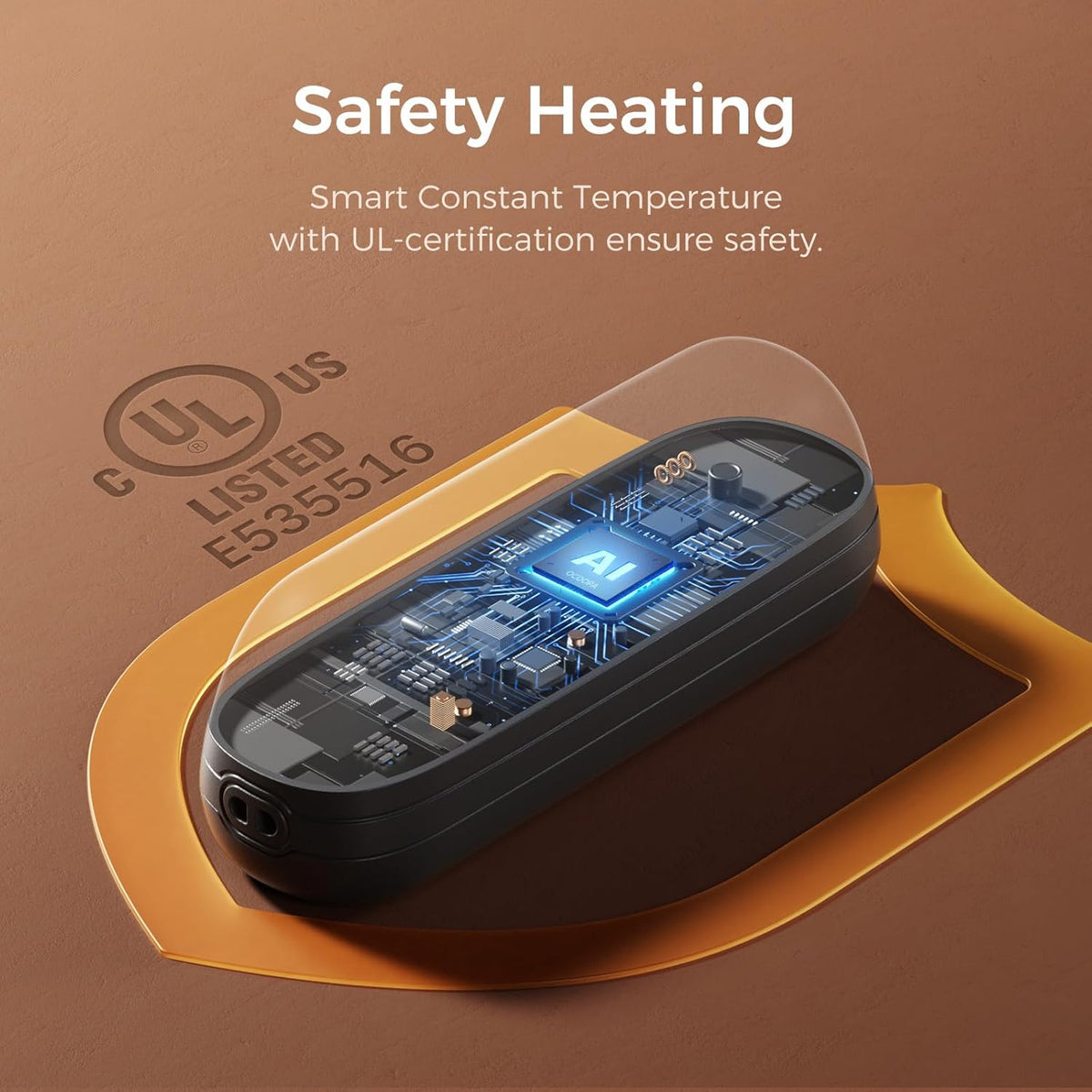 OCOOPA Magnetic Rechargeable Hand Warmers - 2 Pack Mini Electric Pocket Heaters | Portable & Reusable for Winter