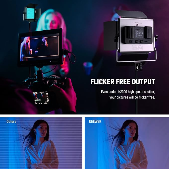NEEWER Upgraded 660 PRO II RGB LED Video Light