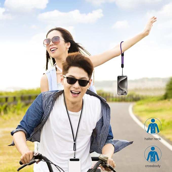 takyu Phone Lanyard, 2 Pack Adjustable Cell Phone Lanyard Crossbody Neck Strap