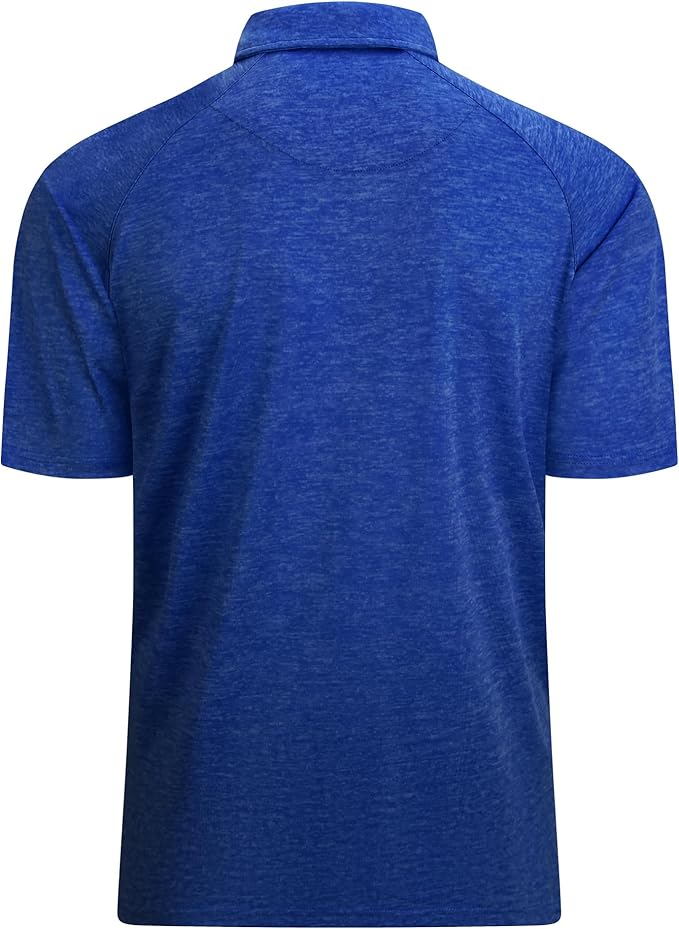 Alex Vando Mens Golf Shirt Moisture Wicking Quick-Dry Short Sleeve Casual Polo Shirts for Men