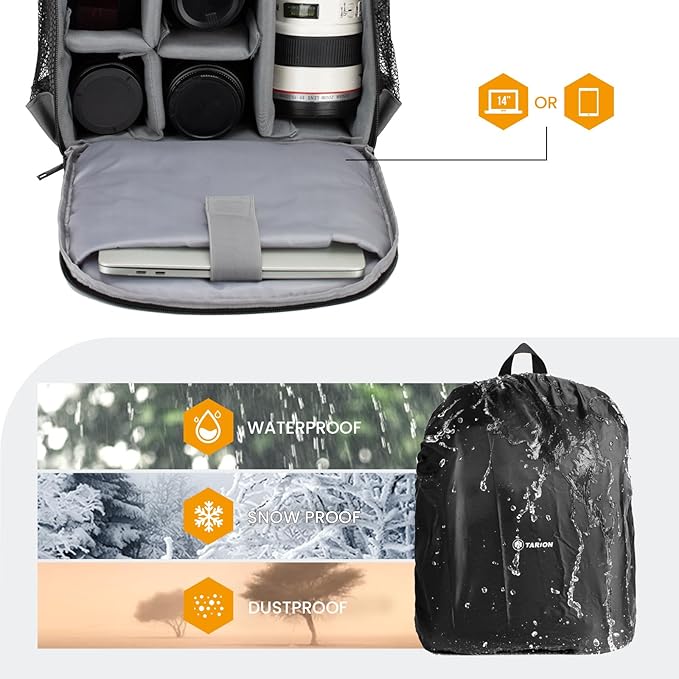 TARION Camera Bag DSLR Camera Backpack