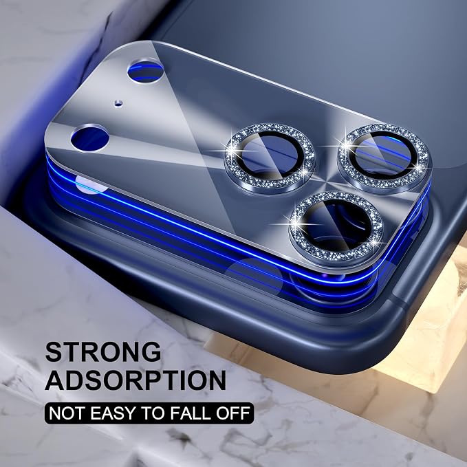 Choiche Compatible for iPhone 17 Pro Camera Lens Protector, Bling Camera Cover