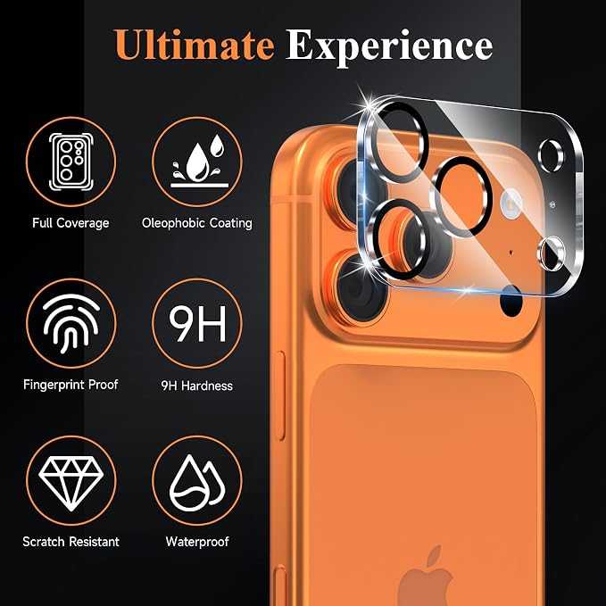4 Pack Camera Lens Screen Protector Compatible