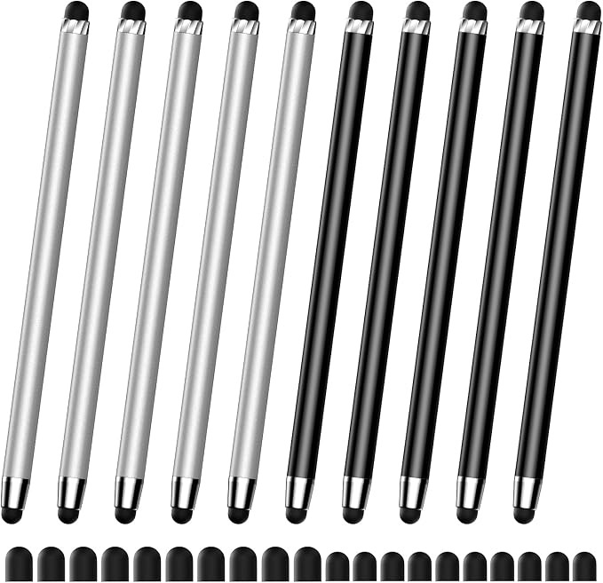 10 PCS Stylus, Stylus Pen for Touchscreen, Stylus 2-in-1 High Sensitivity &