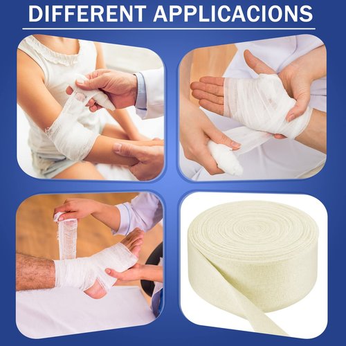 Economy Cotton Stockinette Tubular Bandage Comfortable Arm Leg Knee PreWrap for Pre-Splinting or Casting Fabrication Tubular Arm Stocking Tube Bandage (3 Inch x 11 Yard)