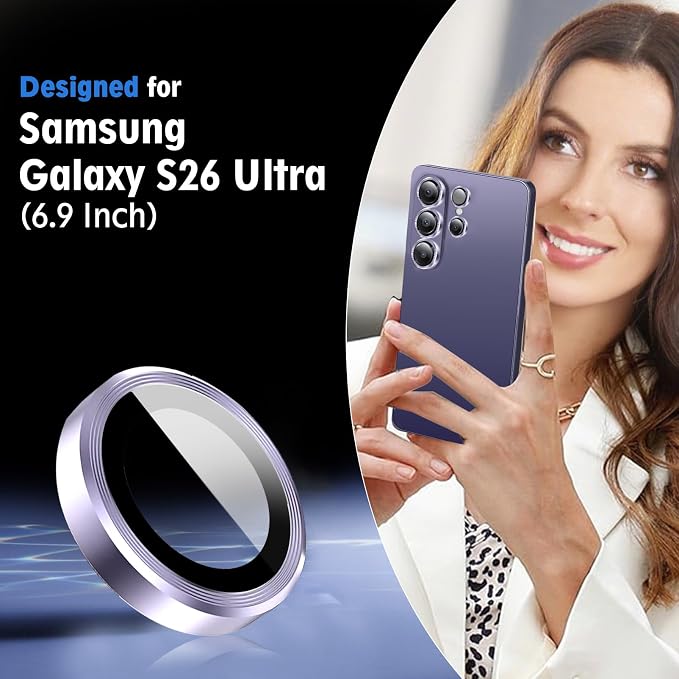SiHPuoy 2 Sets Camera Lens Protector