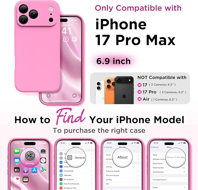 GolbinBox Magnetic for iPhone 17 Pro Max Case, Compatible