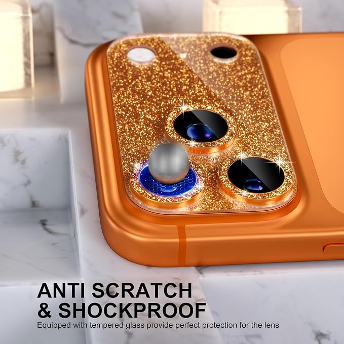 Choiche Compatible for iPhone 17 Pro Max Camera Lens Protector, Bling Camera