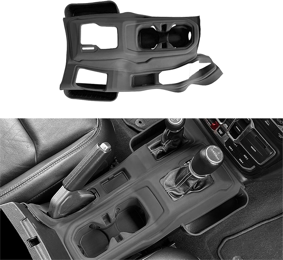 Suitable for Jeep Wrangler/Gladiator Center Console Panel Trim Accessories