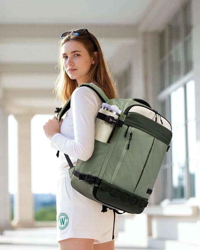 LOVEVOOK 50L Travel Backpack for Women Men, Airline Approved Carry On Luggage