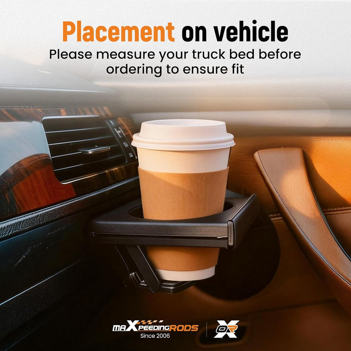 maXpeedingrods Cup Holder Driver Front Dashboard Fit for BMW 525i 528i 530i 535i 545i M5 2004-2010, for Front Right and Black Retractable Cup Holder # 51459125626