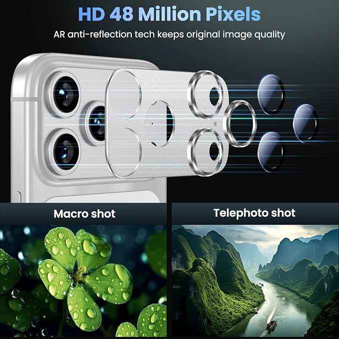 Uyiton Compatible with iPhone 17 Pro Camera Lens Protector