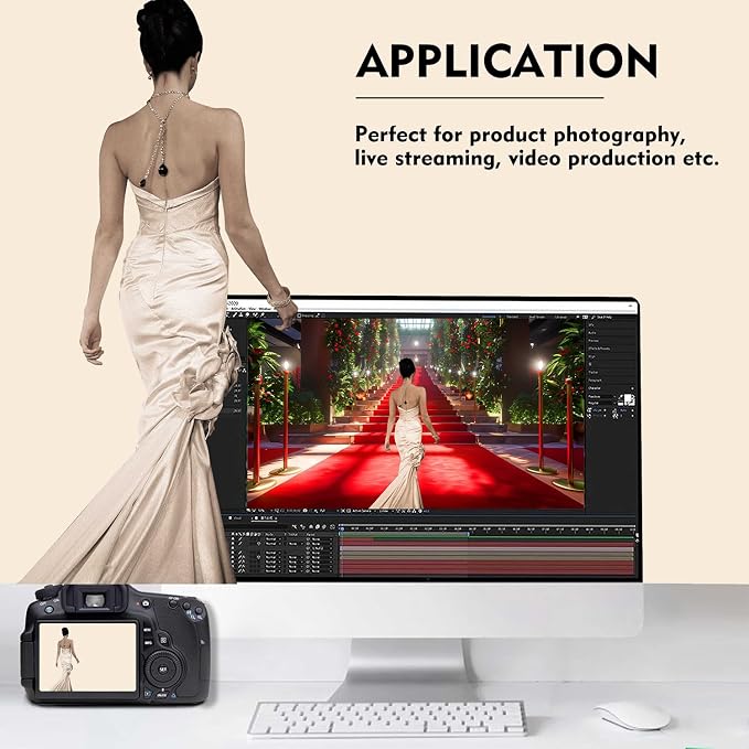 Cream Photography Backdrop for Photoshoot, Photo Backdrop Curtain, Perfect