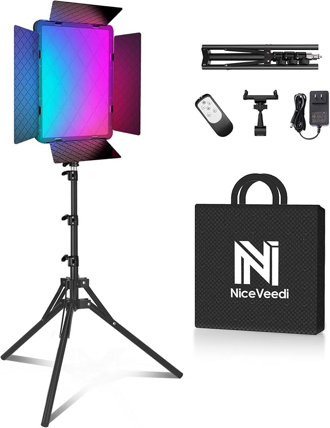 NiceVeedi 40W RGB Photography Lighting