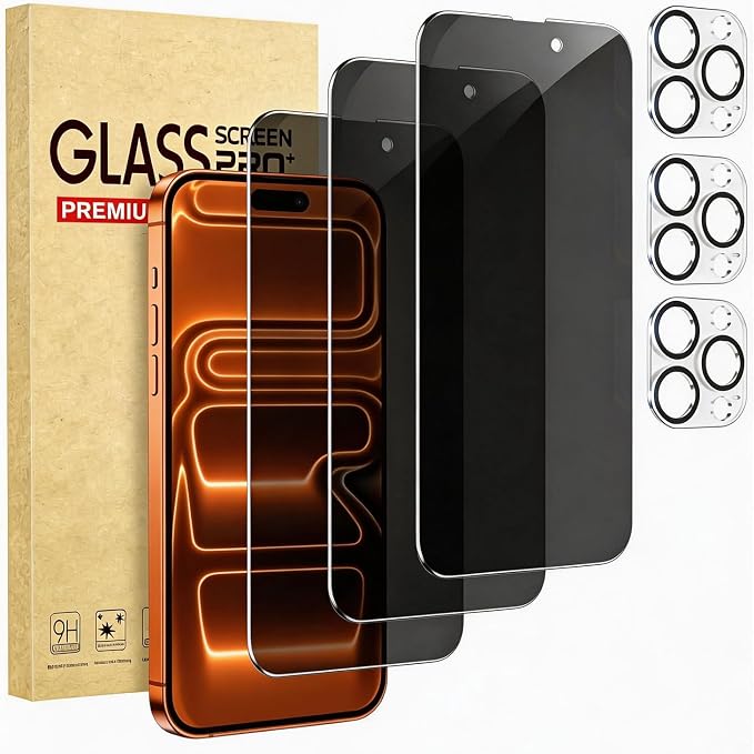3 Pack Privacy Screen Protector