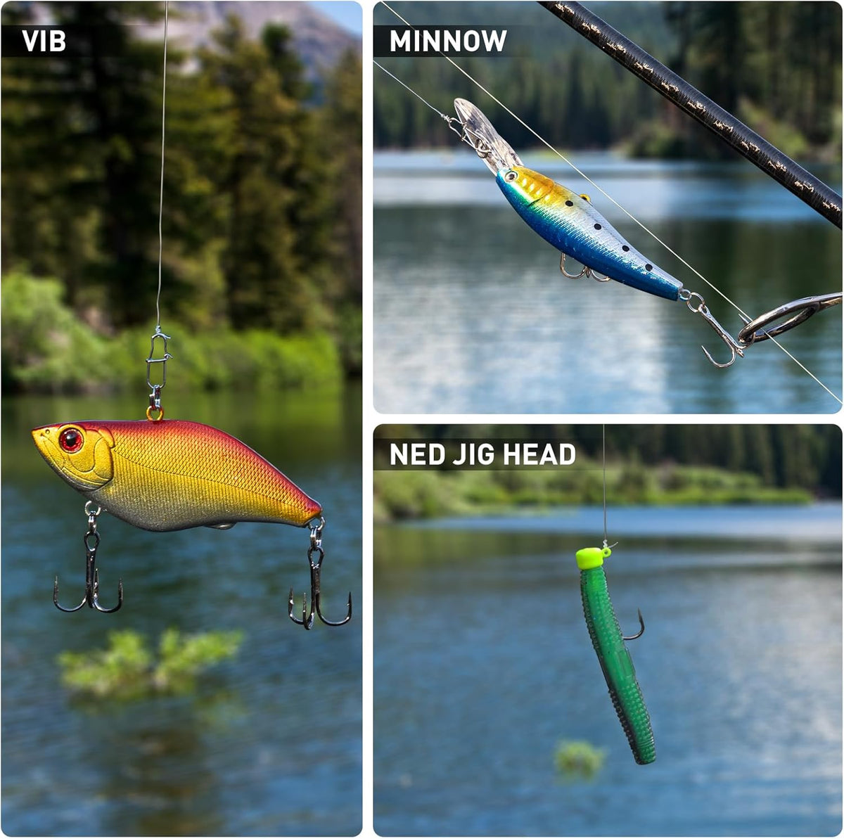 THKFISH Fishing Lures Kit - Complete Bass Fishing Gear with Topwater Baits & Swimbaits | Ideal Gift for Men