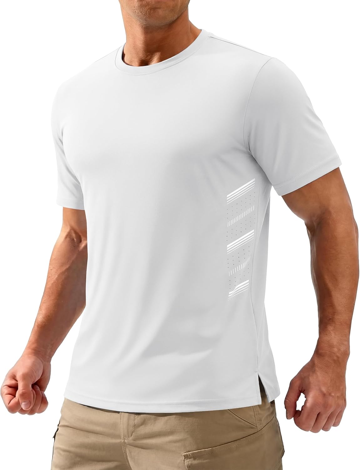 TACVASEN Men's Athletic Short Sleeve Shirts - UPF 50+ Dry Fit Running T-Shirts | Breathable Gym Wear