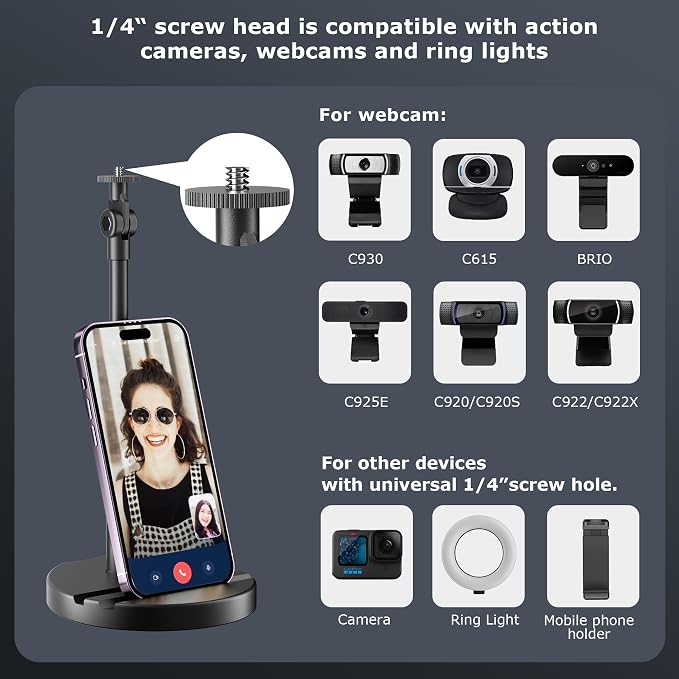 2-Pack Portable Rechargeable LED Video Light, Battery Powered Photography