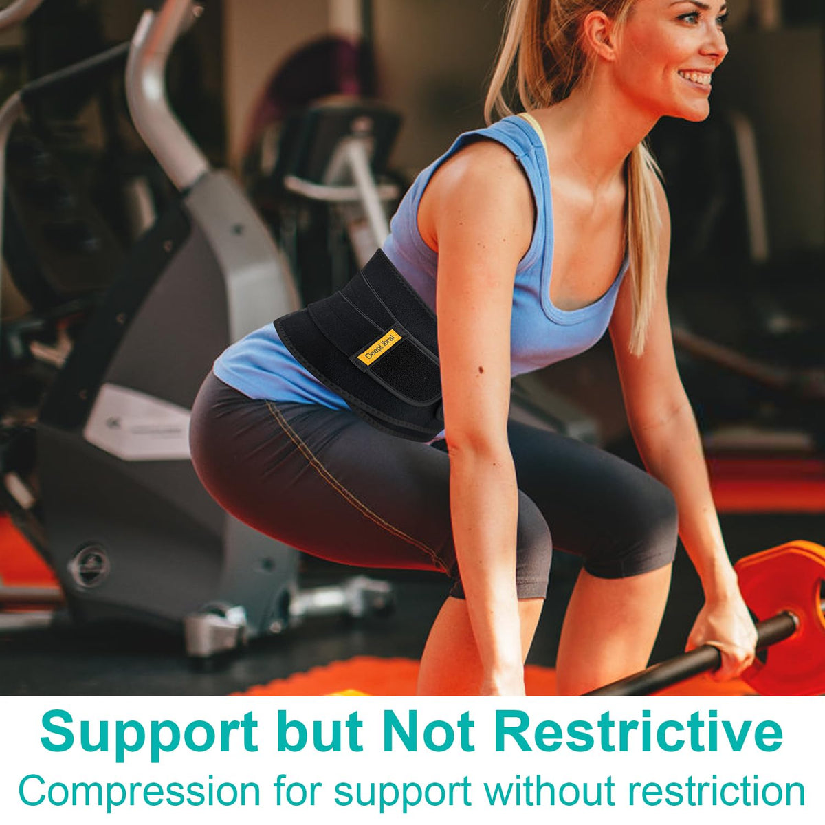 Ultra Thin Lumbar Support Brace - Lightweight Back Pain Relief Belt for Men & Women | Breathable Mesh Design