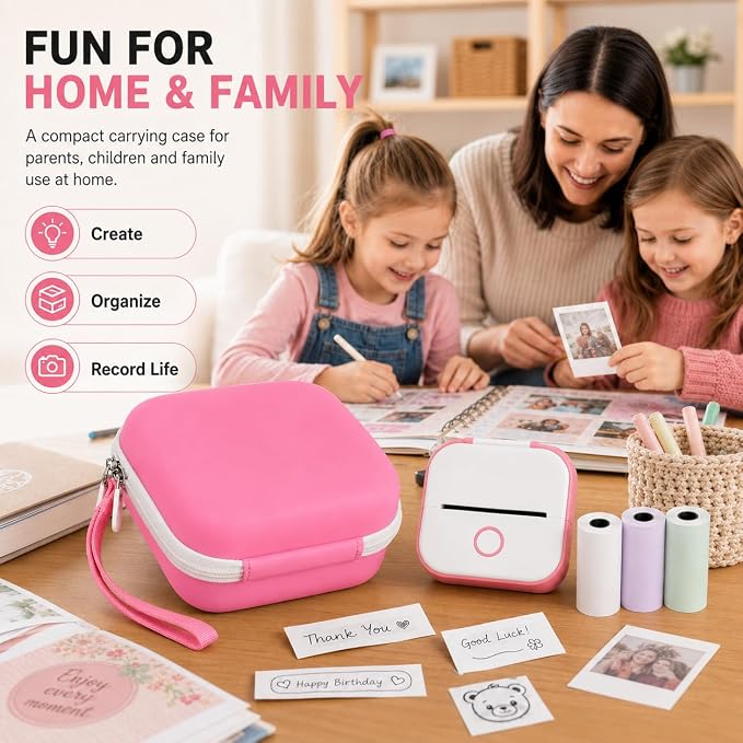ANKHOH Label Maker Case for Memoking T02/ for Phomemo M02/ M02S/ M02 Pro/ Q30S/