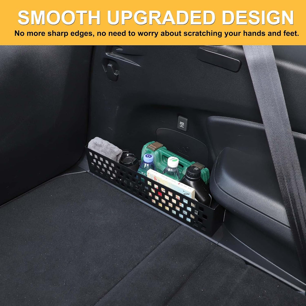 Trunk Modular Storage Panel Cargo Rack Compatible with Honda Pilot 2016-2022, Trunk Side Organizer Shelf Storage Backet Accessories Aluminum Alloy (Left Side)