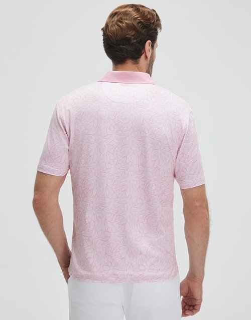M MAELREG Golf Shirts for Men - Lightweight Moisture-Wicking Polo with Stylish Print Patterns | Short Sleeve