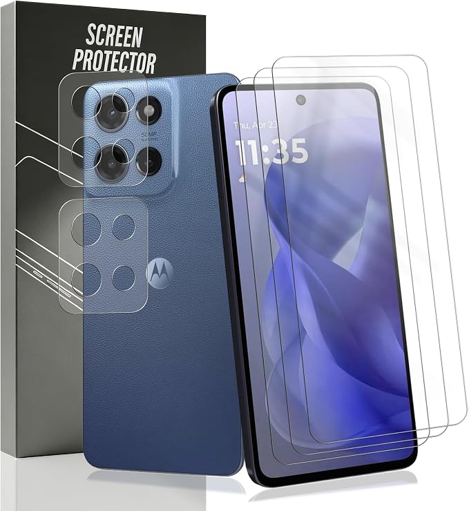 3+2 Pack Tempered Glass for Motorola Moto G Power Screen Protector