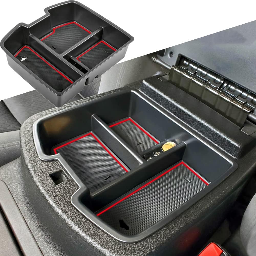 TACORBO Center Console Organizer Tray for 2007-2014 GMC Sierra 2500 3500 Accessories Yukon XL Silverado 2500 3500 Suburban 1500 Tahoe / 07-13 GMC Sierra 1500 Chevy Silverado Suburban 2500 Avalanche
