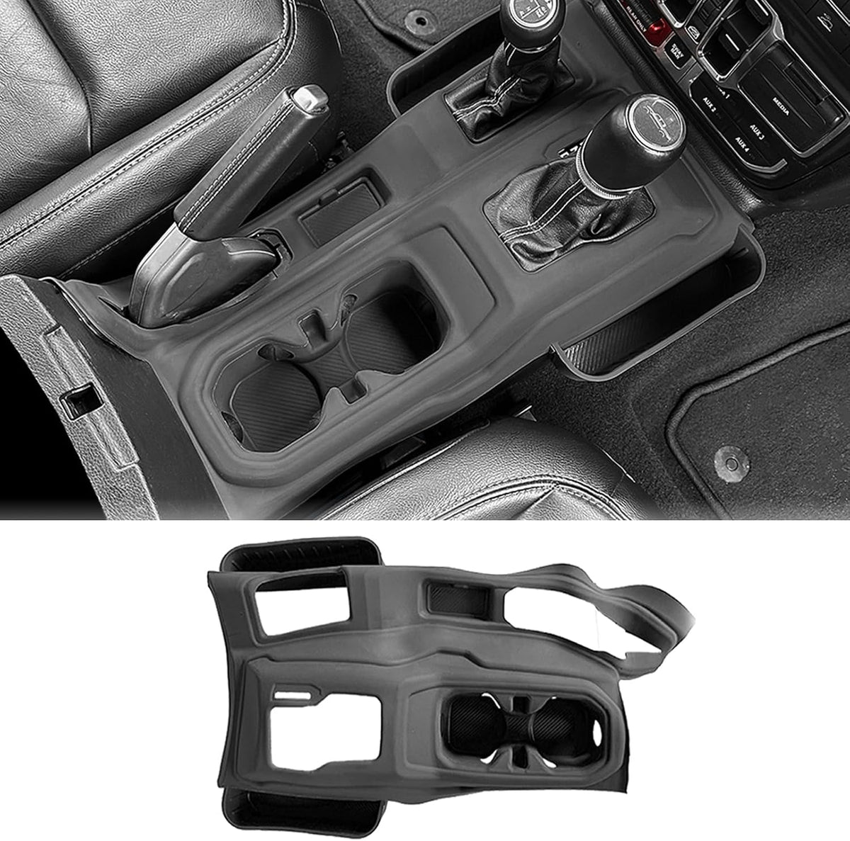Suitable for Jeep Wrangler/Gladiator Center Console Panel Trim Accessories
