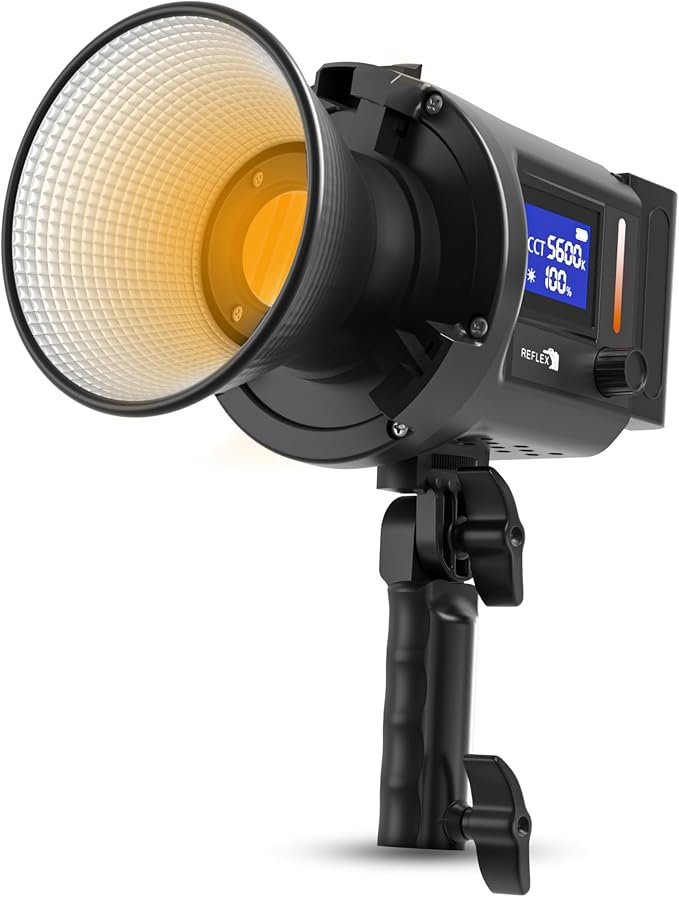 REFLEX CAMERA Professional 80W Handheld LED Photography Light – Portable Studio