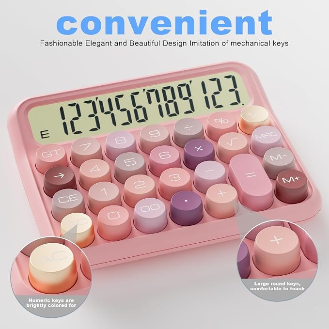 DECKLIT Battery Desk Calculator