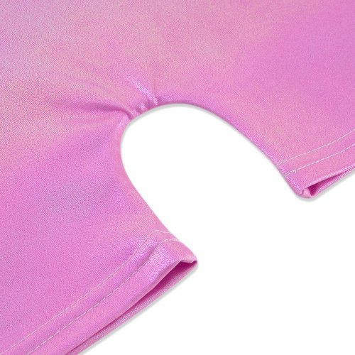 Gymnastics Leotards for Girls Toddler Ballet Dance Tumbling Outfits 3t 4t Kids Sleeveless Gymnastic Biketard with Shorts Sparkly Dancwear Unitards Clothes Bodysuit (Pink Glitter, 3-4T)